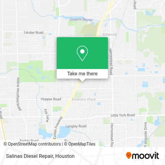 Salinas Diesel Repair map