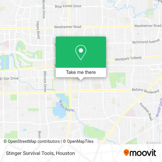 Stinger Survival Tools map