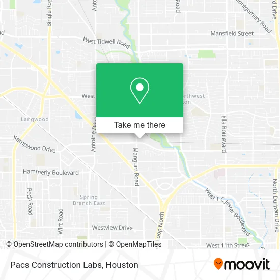 Pacs Construction Labs map