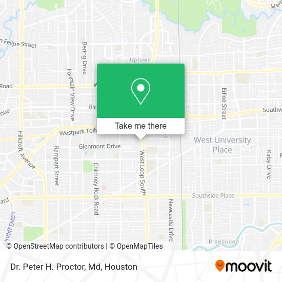 Dr. Peter H. Proctor, Md map