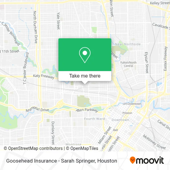 Goosehead Insurance - Sarah Springer map