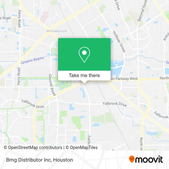 Bmg Distributor Inc map