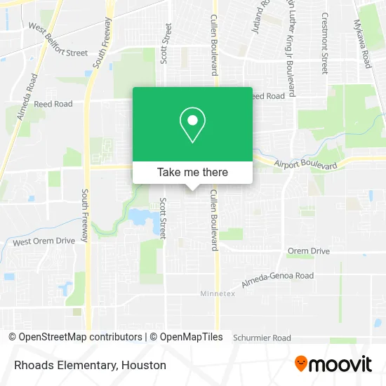Rhoads Elementary map