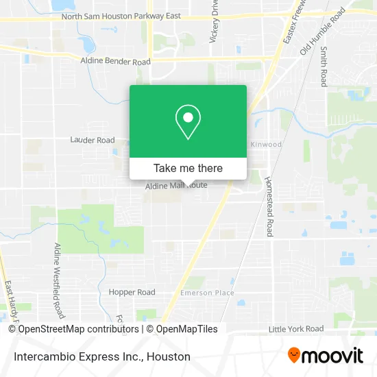 Intercambio Express Inc. map