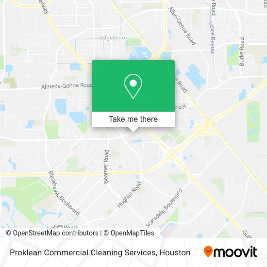 Proklean Commercial Cleaning Services map