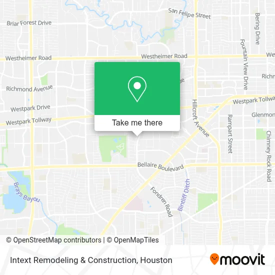 Intext Remodeling & Construction map