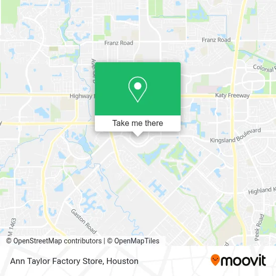 Ann Taylor Factory Store map