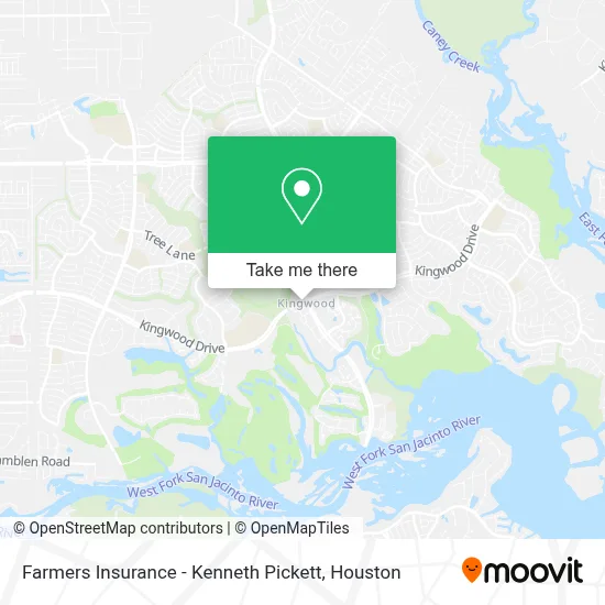 Farmers Insurance - Kenneth Pickett map