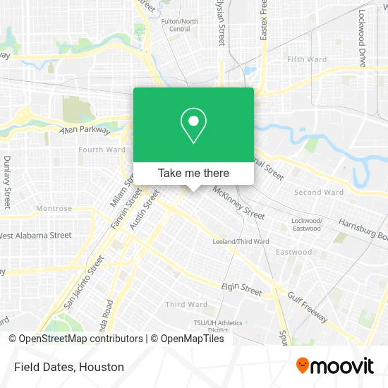 Field Dates map