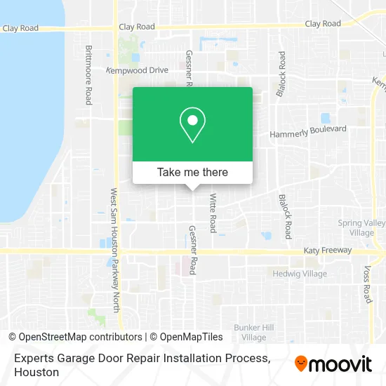 Experts Garage Door Repair Installation Process map