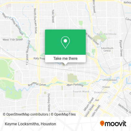 Keyme Locksmiths map
