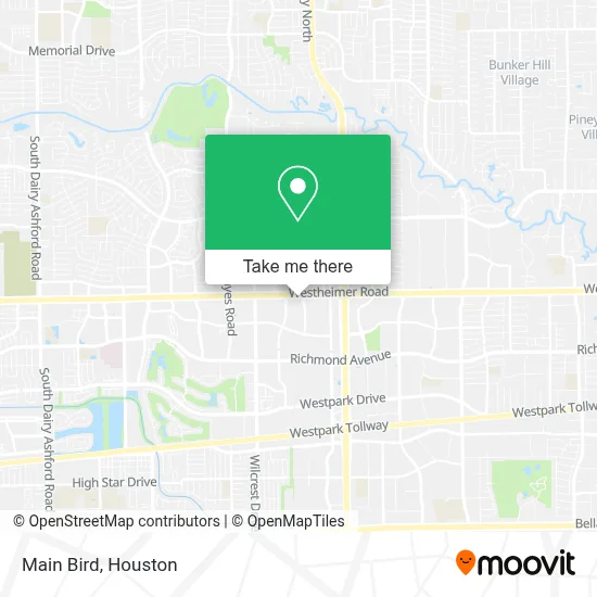 Main Bird map