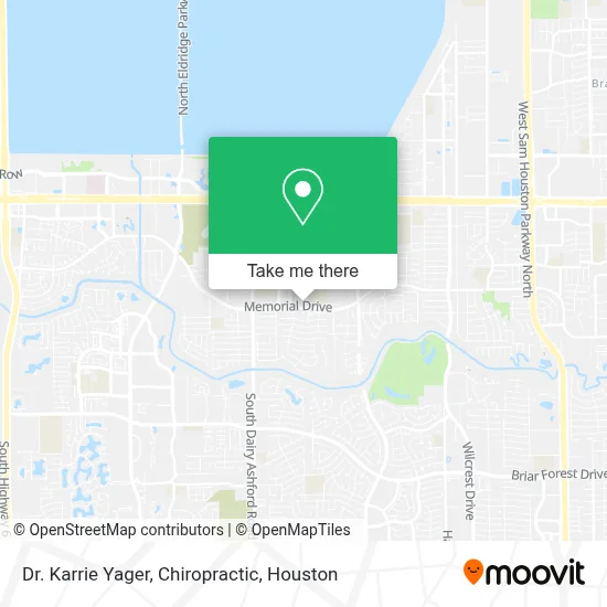 Dr. Karrie Yager, Chiropractic map