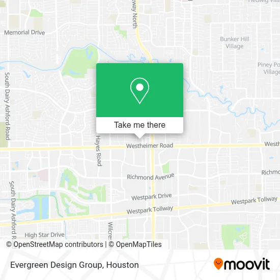 Evergreen Design Group map