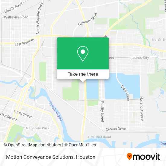 Motion Conveyance Solutions map