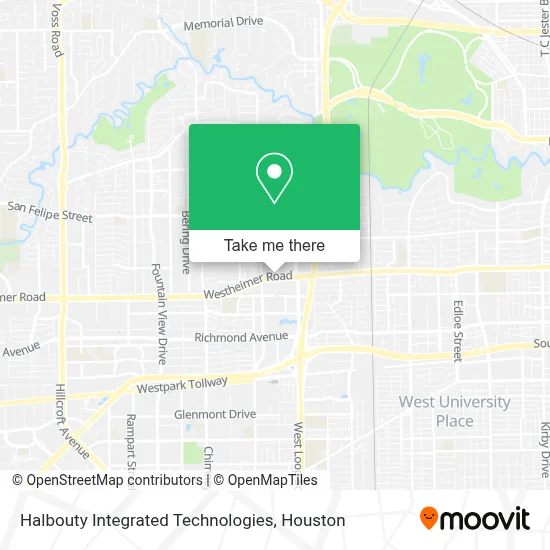 Halbouty Integrated Technologies map
