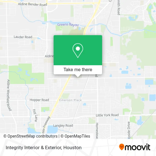 Integrity Interior & Exterior map