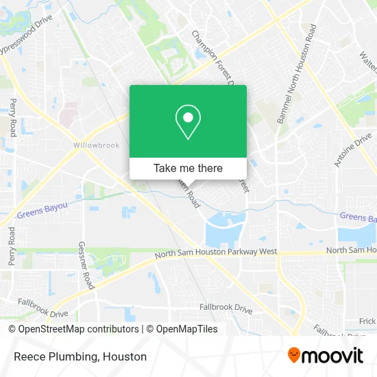 Reece Plumbing map