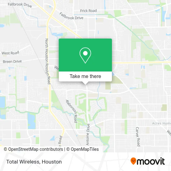 Total Wireless map