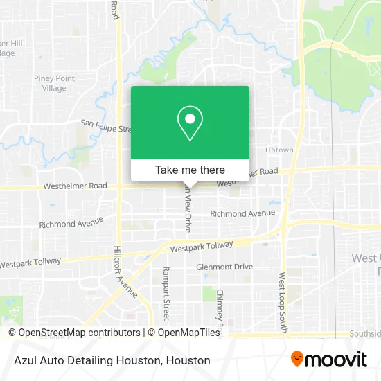 Azul Auto Detailing Houston map