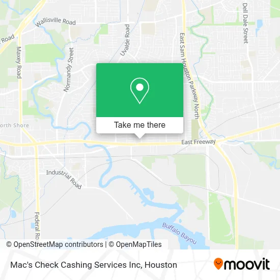 Mac's Check Cashing Services Inc map
