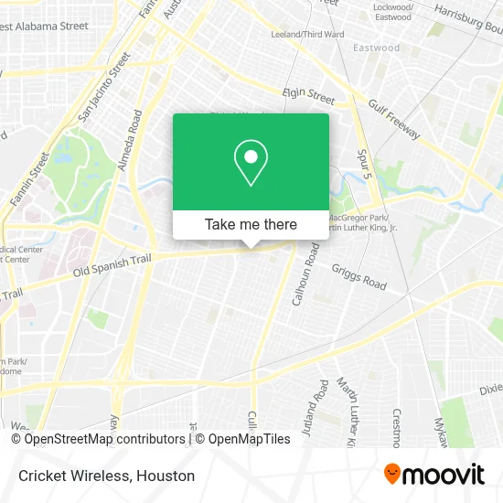 Cricket Wireless map