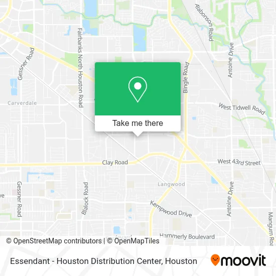 Essendant - Houston Distribution Center map