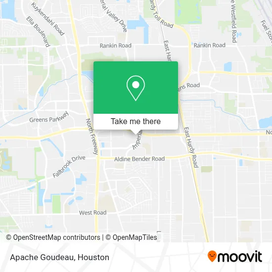 Apache Goudeau map