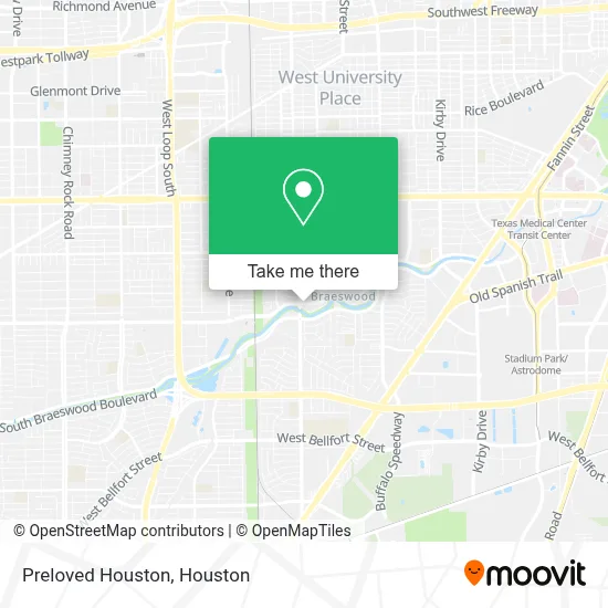 Preloved Houston map