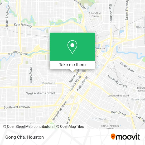 Gong Cha map