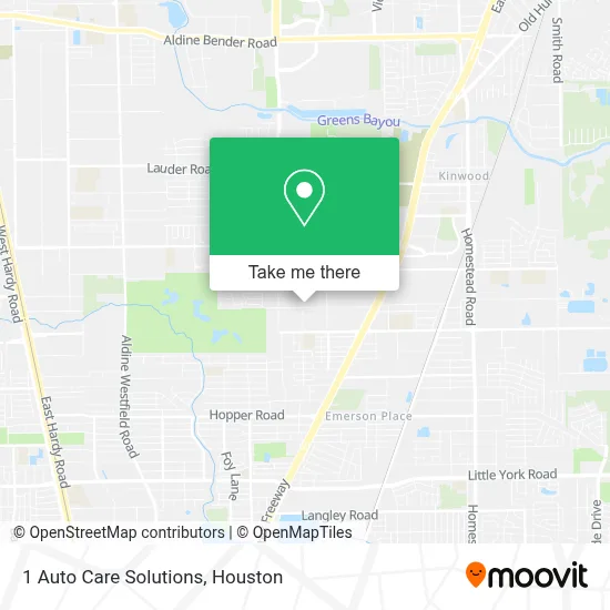 1 Auto Care Solutions map