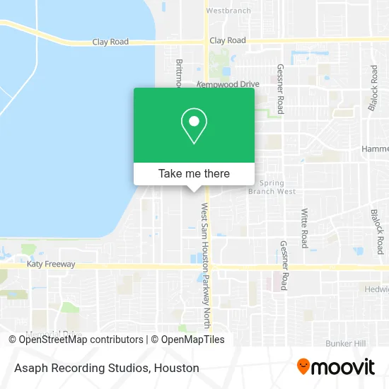 Asaph Recording Studios map