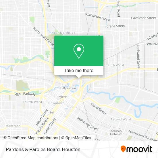 Pardons & Paroles Board map