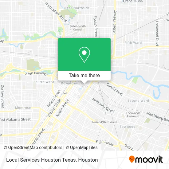 Local Services Houston Texas map