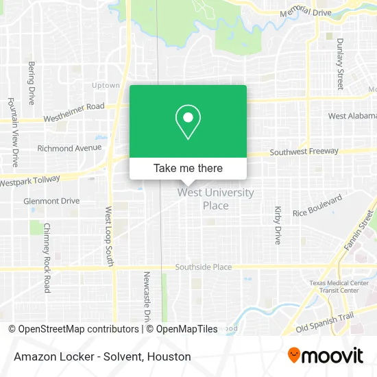 Amazon Locker - Solvent map