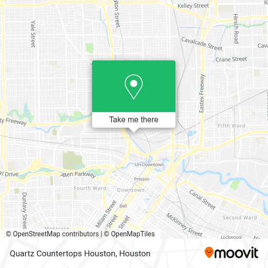 Quartz Countertops Houston map