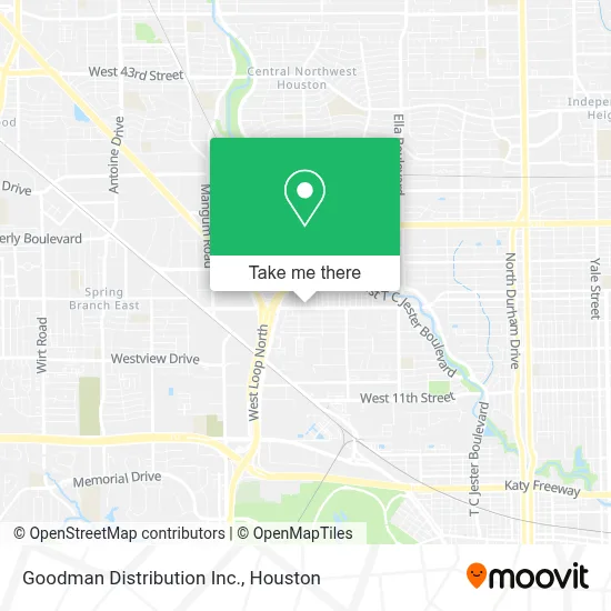 Goodman Distribution Inc. map