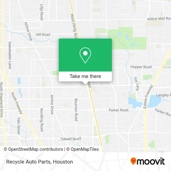 Recycle Auto Parts map