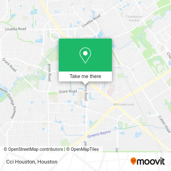Cci Houston map