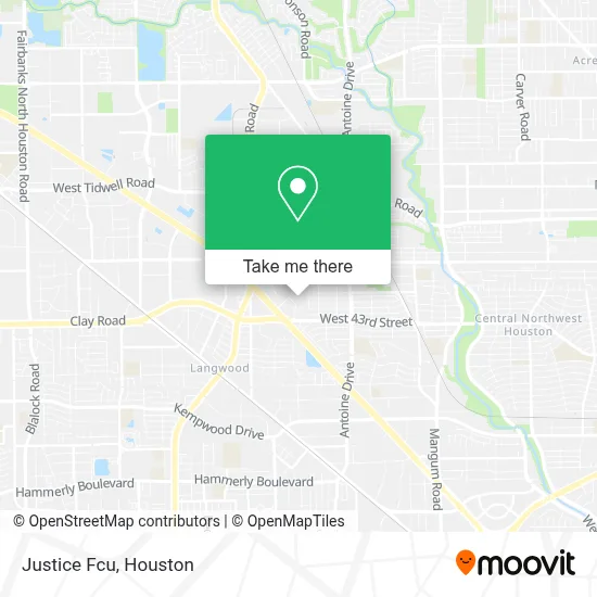 Justice Fcu map