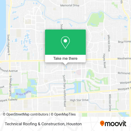 Technical Roofing & Construction map