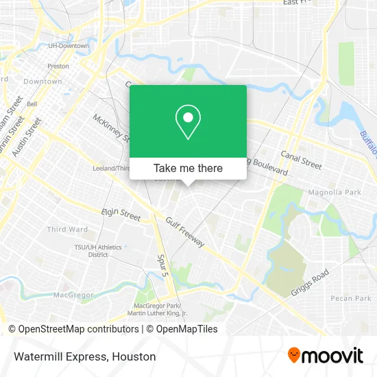 Watermill Express map