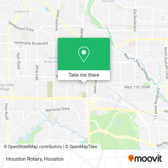 Houston Rotary map