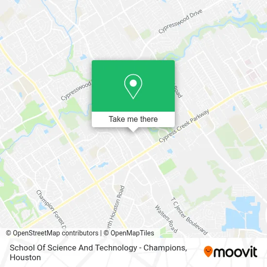 School Of Science And Technology - Champions map
