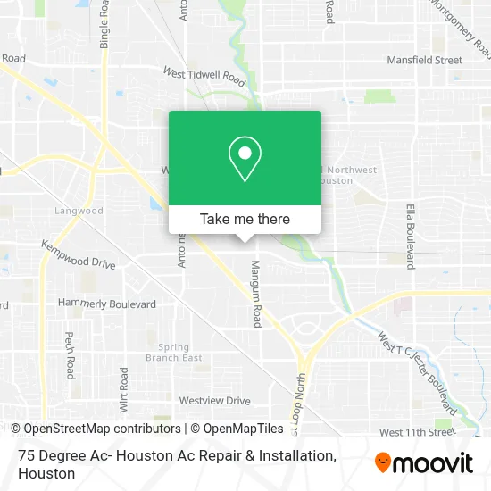 75 Degree Ac- Houston Ac Repair & Installation map