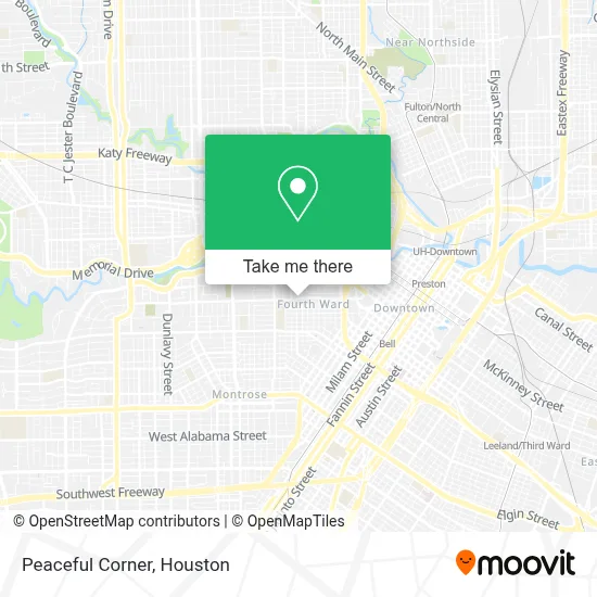 Peaceful Corner map