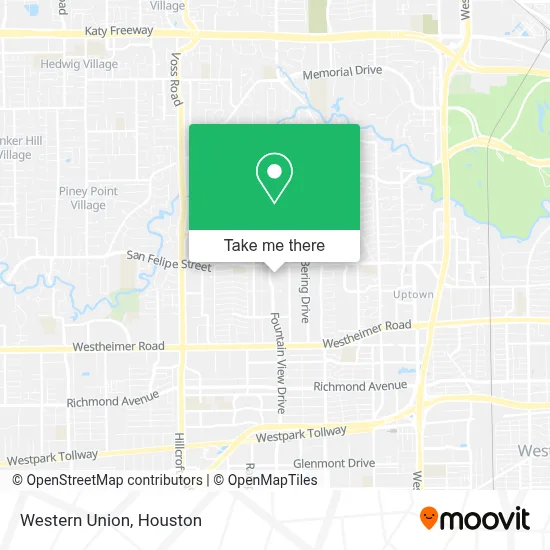 Western Union map