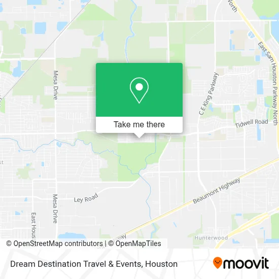 Dream Destination Travel & Events map