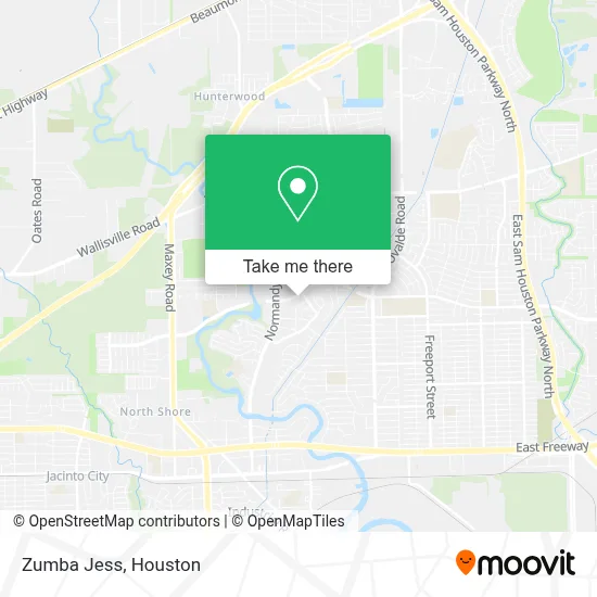 Zumba Jess map