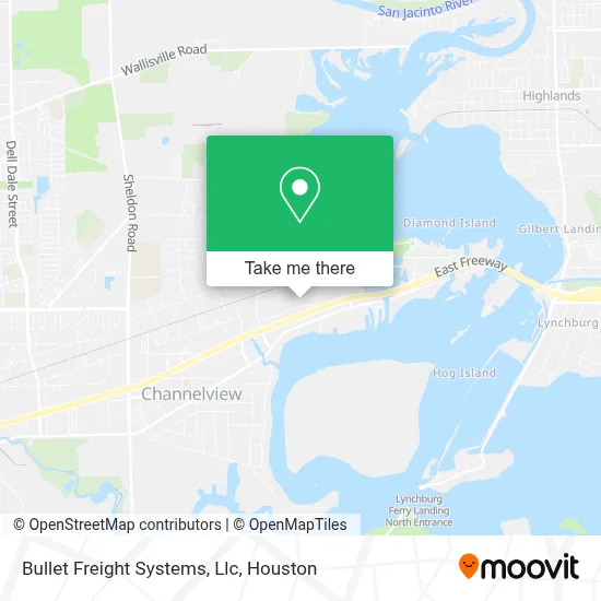 Bullet Freight Systems, Llc map